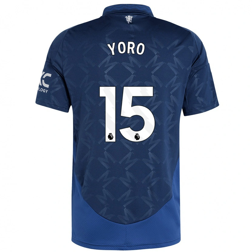 Danxen Herren Leny Yoro #15 Indigo Auswärtstrikot Trikot 2024/25 T-Shirt