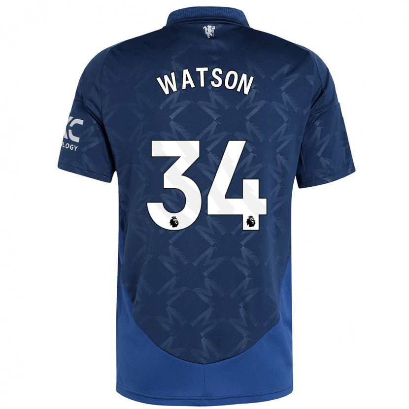 Danxen Herren Emma Watson #34 Indigo Auswärtstrikot Trikot 2024/25 T-Shirt