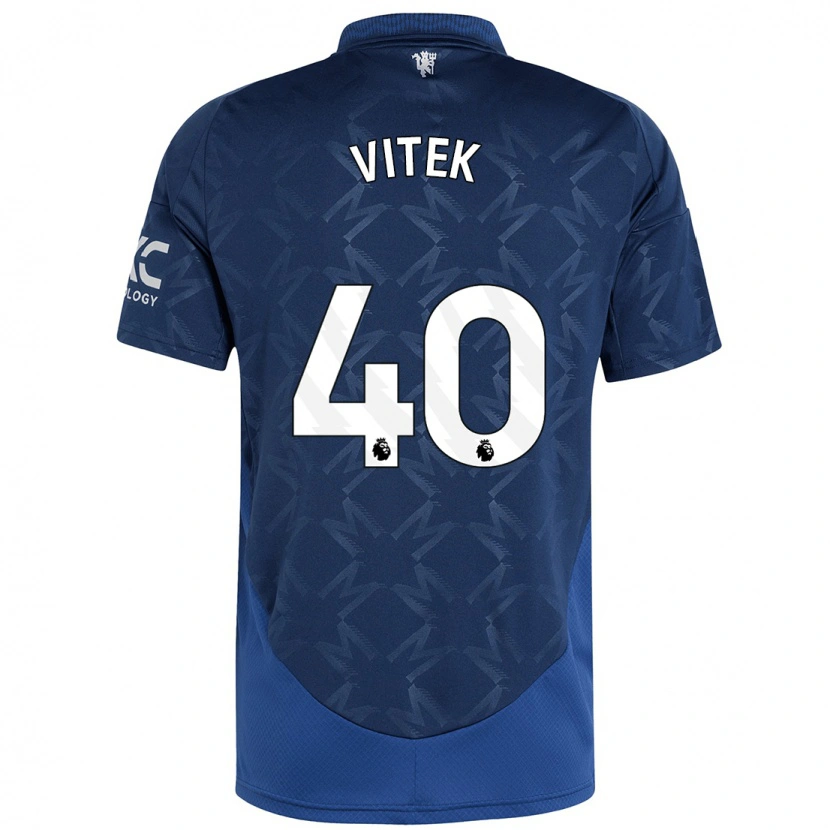 Danxen Herren Radek Vitek #40 Indigo Auswärtstrikot Trikot 2024/25 T-Shirt