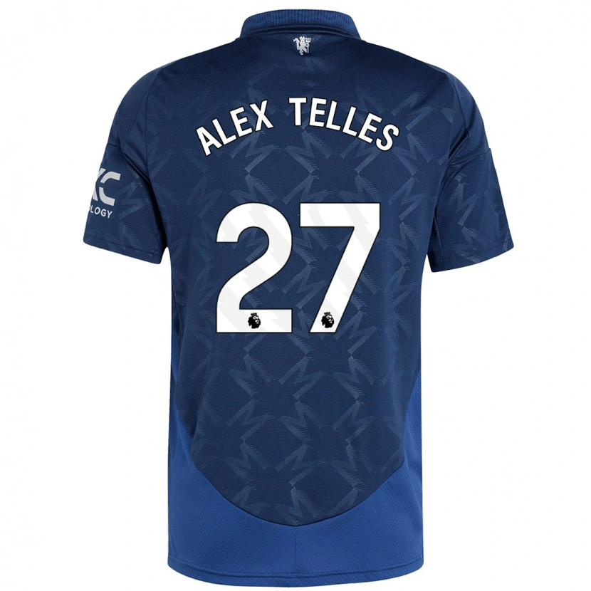 Danxen Herren Alex Nicolao Telles #27 Indigo Auswärtstrikot Trikot 2024/25 T-Shirt