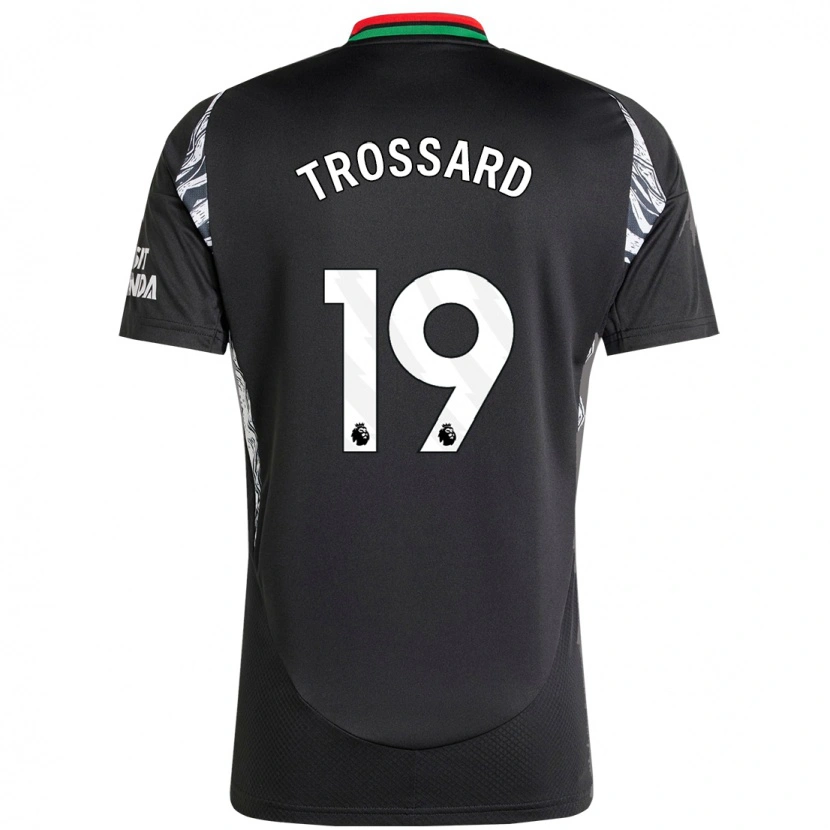 Danxen Herren Leandro Trossard #19 Schwarz Auswärtstrikot Trikot 2024/25 T-Shirt