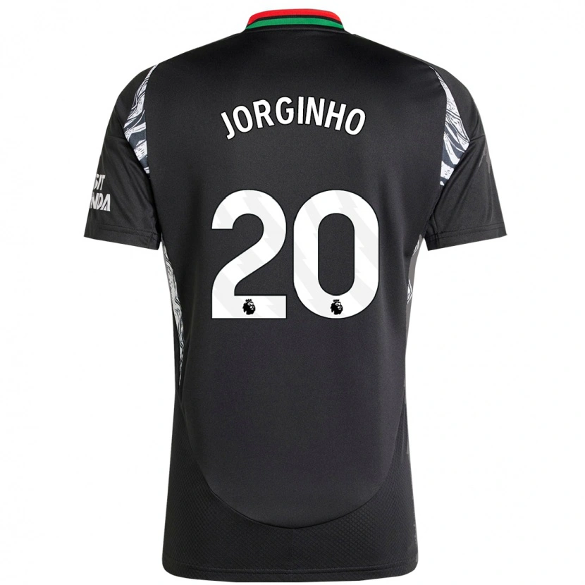 Danxen Herren Jorginho #20 Schwarz Auswärtstrikot Trikot 2024/25 T-Shirt