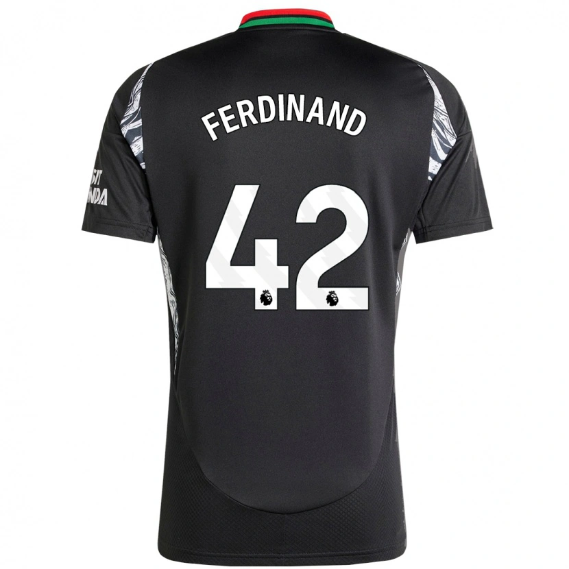 Danxen Herren Seb Ferdinand #42 Schwarz Auswärtstrikot Trikot 2024/25 T-Shirt