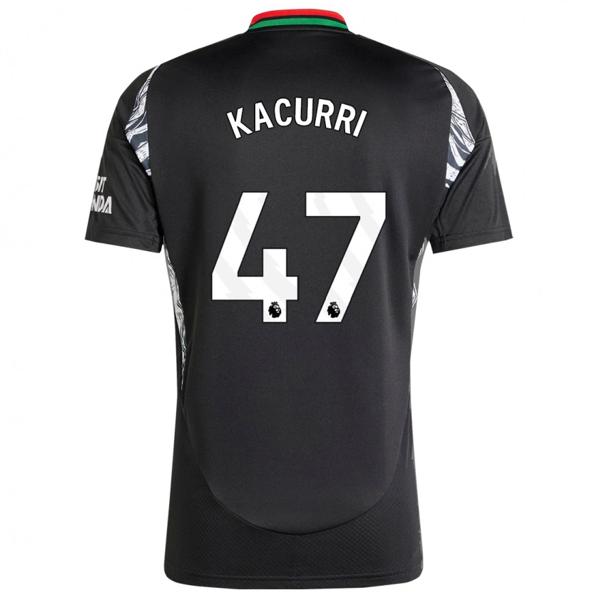 Danxen Herren Maldini Kacurri #47 Schwarz Auswärtstrikot Trikot 2024/25 T-Shirt