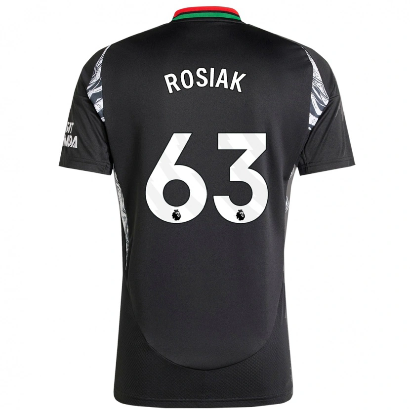 Danxen Herren Michal Rosiak #63 Schwarz Auswärtstrikot Trikot 2024/25 T-Shirt