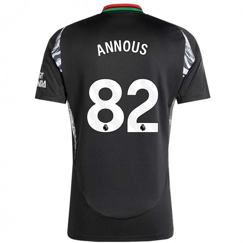 Danxen Herren Andre Annous #82 Schwarz Auswärtstrikot Trikot 2024/25 T-Shirt