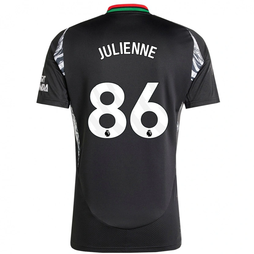 Danxen Herren Theo Julienne #86 Schwarz Auswärtstrikot Trikot 2024/25 T-Shirt