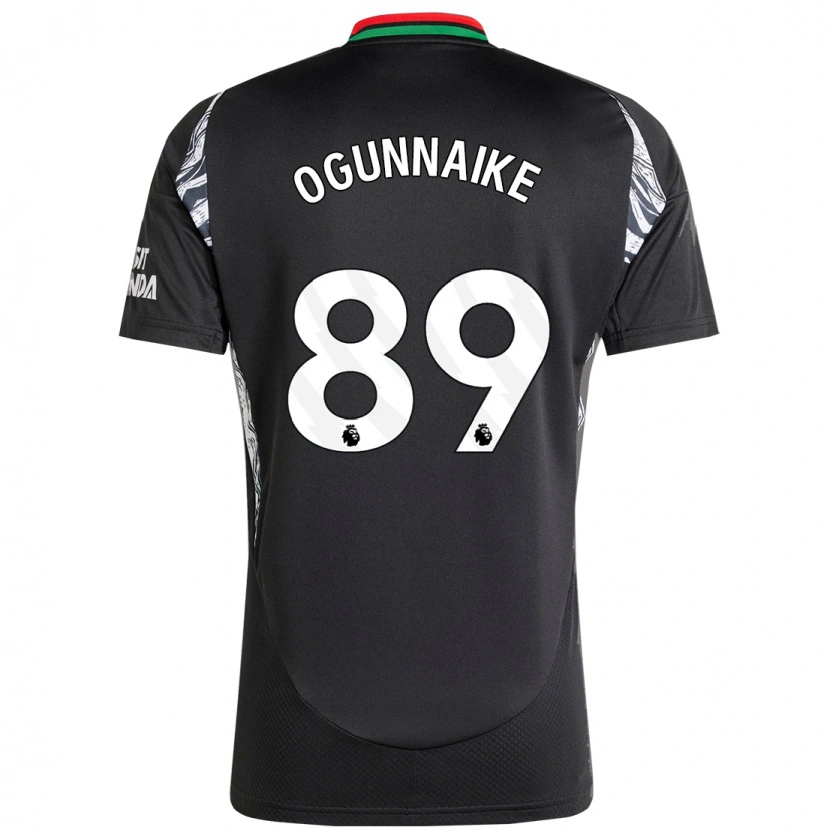 Danxen Herren Josh Ogunnaike #89 Schwarz Auswärtstrikot Trikot 2024/25 T-Shirt