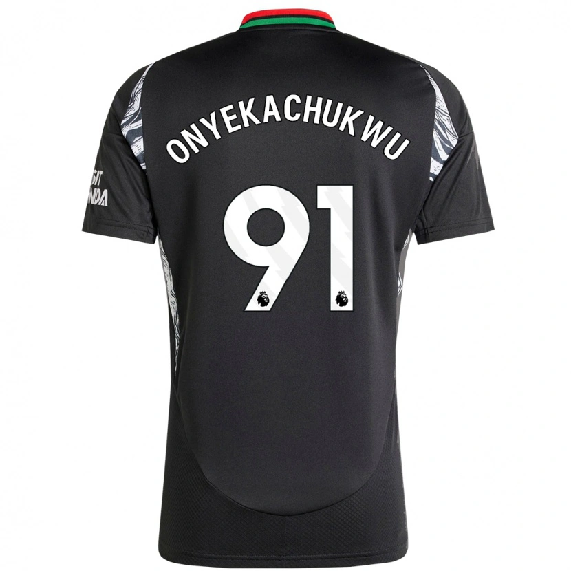 Danxen Herren Samuel Onyekachukwu #91 Schwarz Auswärtstrikot Trikot 2024/25 T-Shirt