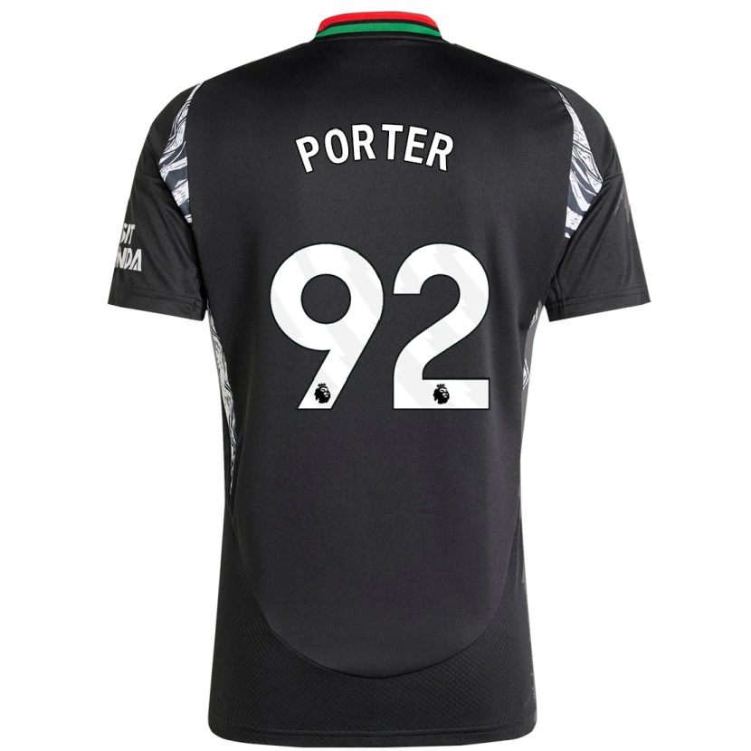 Danxen Herren Jack Porter #92 Schwarz Auswärtstrikot Trikot 2024/25 T-Shirt