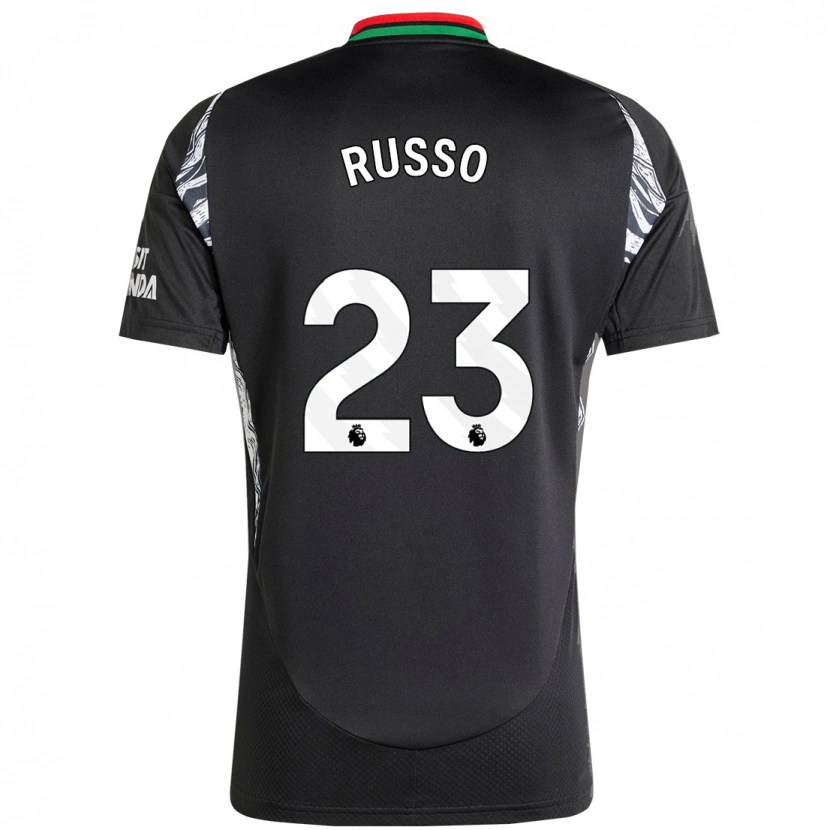 Danxen Herren Alessia Russo #23 Schwarz Auswärtstrikot Trikot 2024/25 T-Shirt