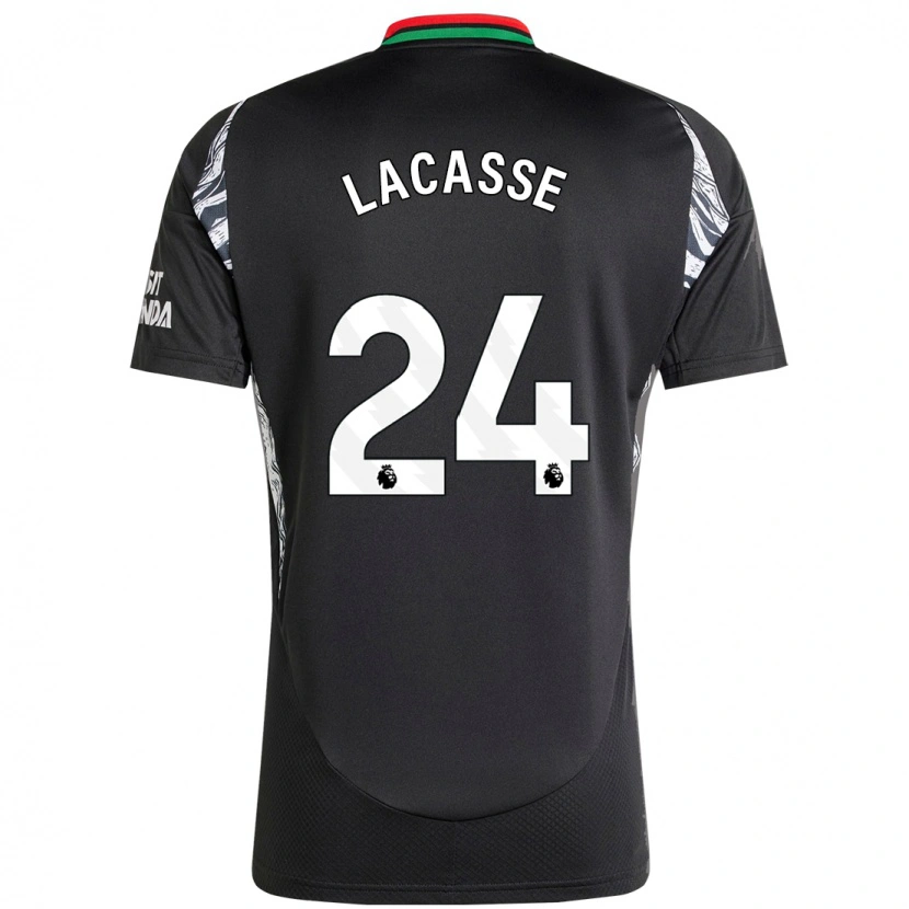 Danxen Herren Cloé Lacasse #24 Schwarz Auswärtstrikot Trikot 2024/25 T-Shirt