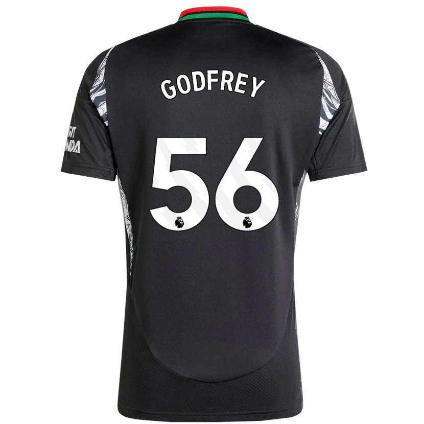 Danxen Herren Freya Godfrey #56 Schwarz Auswärtstrikot Trikot 2024/25 T-Shirt