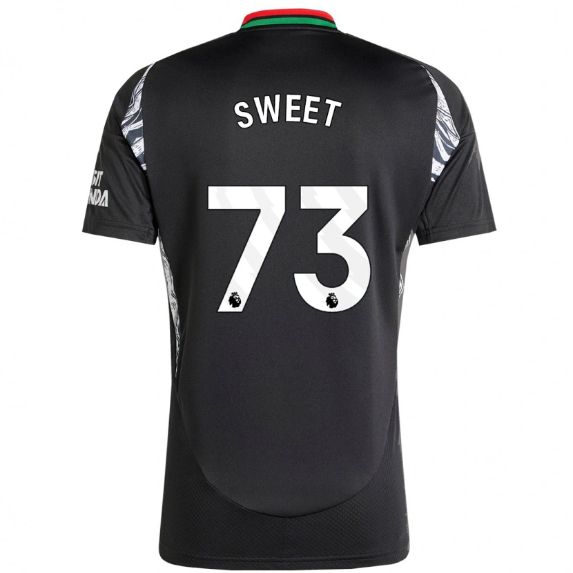 Danxen Herren James Sweet #73 Schwarz Auswärtstrikot Trikot 2024/25 T-Shirt