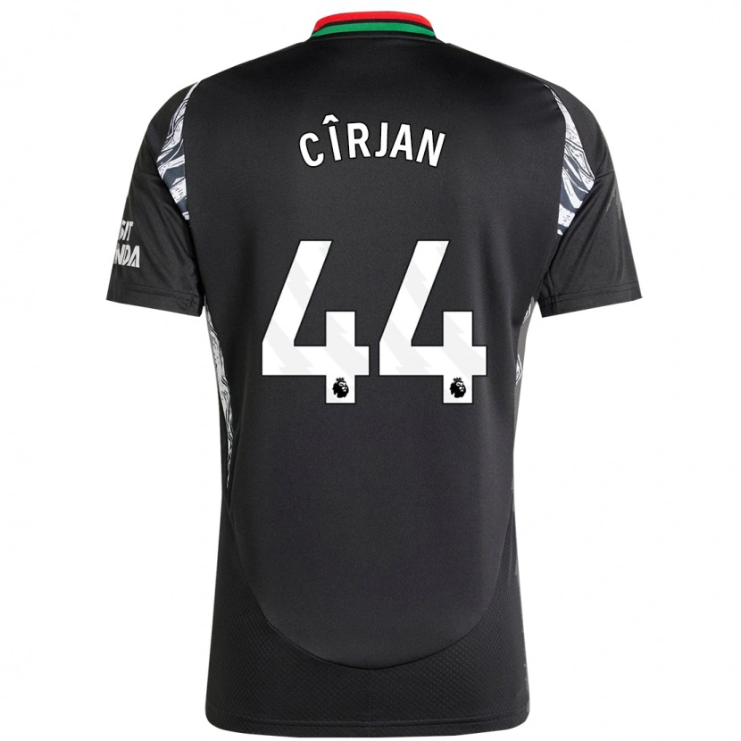 Danxen Herren Catalin Cîrjan #44 Schwarz Auswärtstrikot Trikot 2024/25 T-Shirt