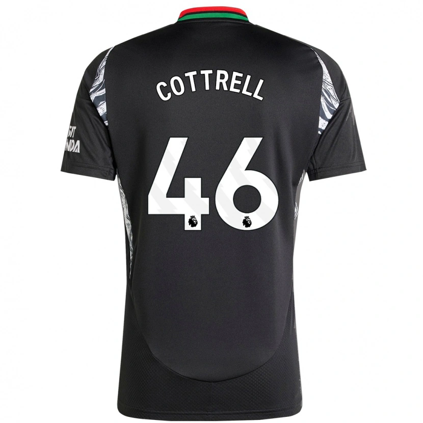 Danxen Herren Ben Cottrell #46 Schwarz Auswärtstrikot Trikot 2024/25 T-Shirt