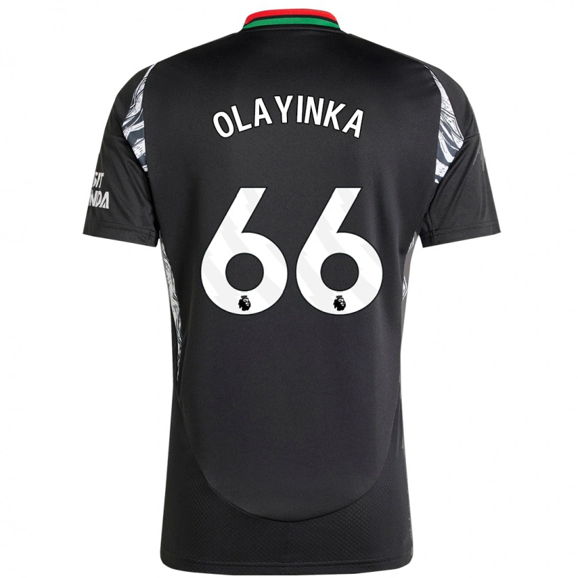 Danxen Herren James Olayinka #66 Schwarz Auswärtstrikot Trikot 2024/25 T-Shirt