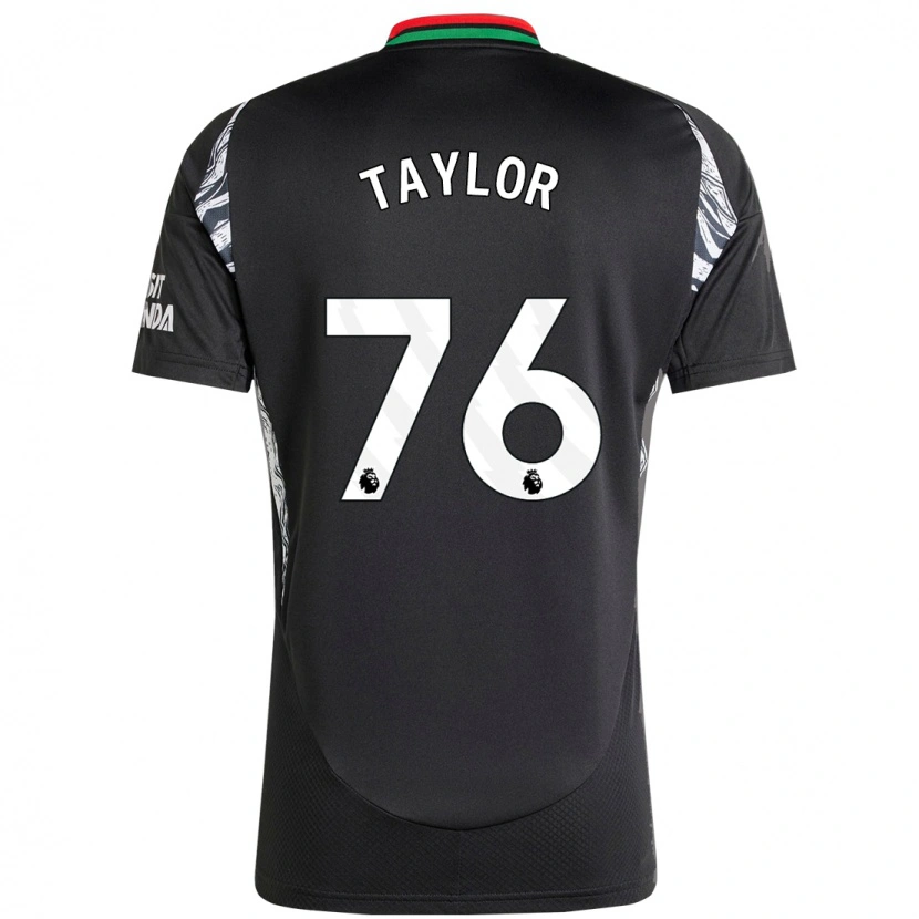 Danxen Herren Kido Taylor Hart #76 Schwarz Auswärtstrikot Trikot 2024/25 T-Shirt