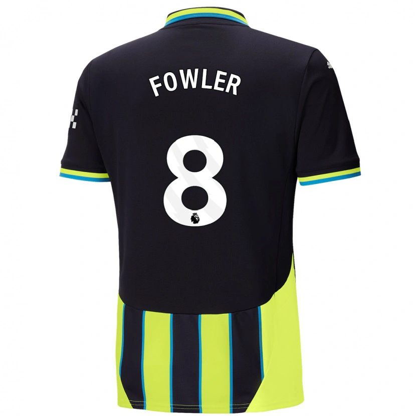 Danxen Herren Mary Fowler #8 Blaugelb Auswärtstrikot Trikot 2024/25 T-Shirt