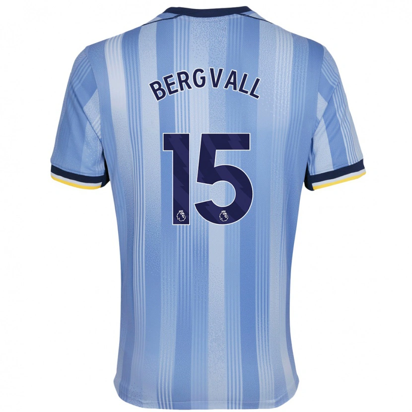 Danxen Herren Lucas Bergvall #15 Hellblau Auswärtstrikot Trikot 2024/25 T-Shirt