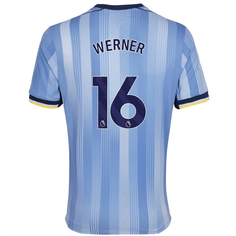 Danxen Herren Timo Werner #16 Hellblau Auswärtstrikot Trikot 2024/25 T-Shirt