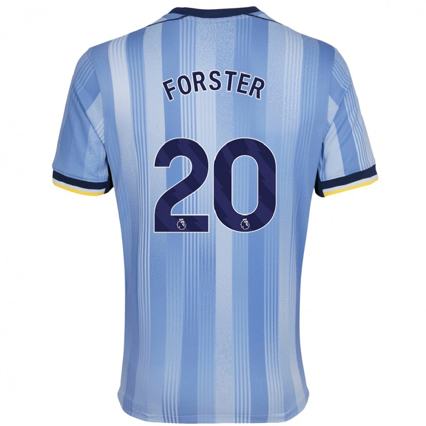 Danxen Herren Fraser Forster #20 Hellblau Auswärtstrikot Trikot 2024/25 T-Shirt