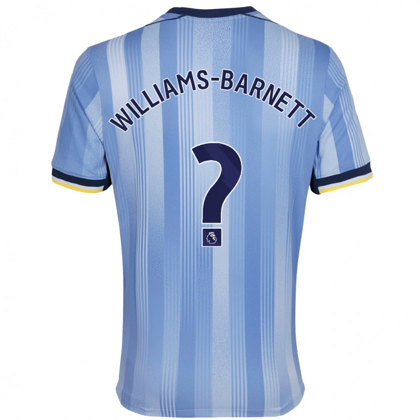 Danxen Herren Lucá Williams-Barnett #0 Hellblau Auswärtstrikot Trikot 2024/25 T-Shirt