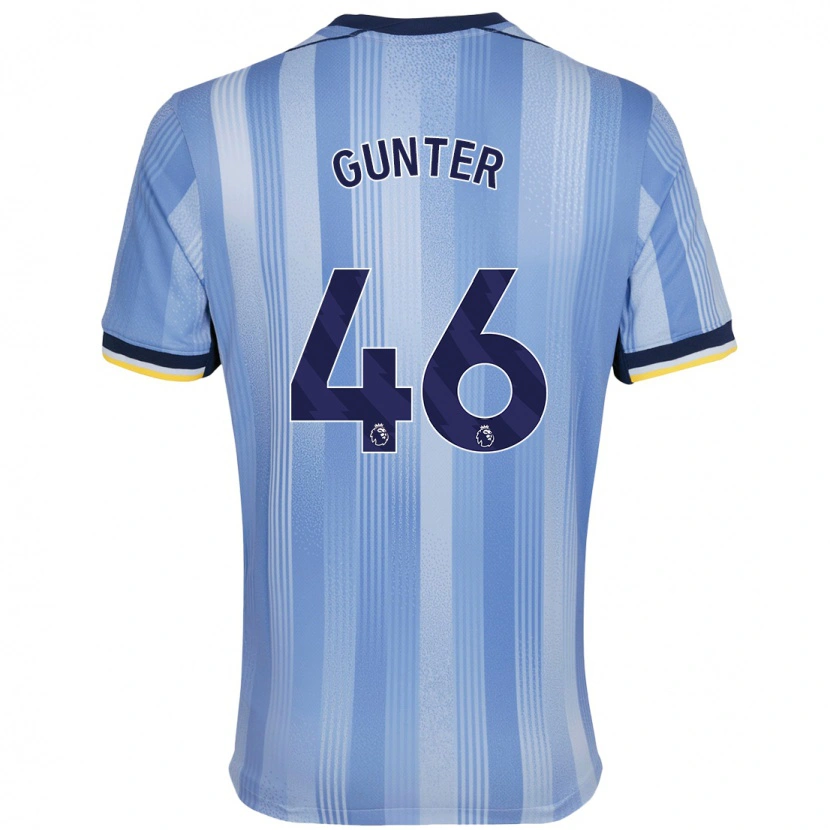 Danxen Herren Luca Gunter #46 Hellblau Auswärtstrikot Trikot 2024/25 T-Shirt