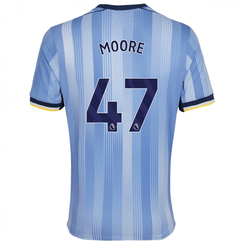 Danxen Herren Mikey Moore #47 Hellblau Auswärtstrikot Trikot 2024/25 T-Shirt