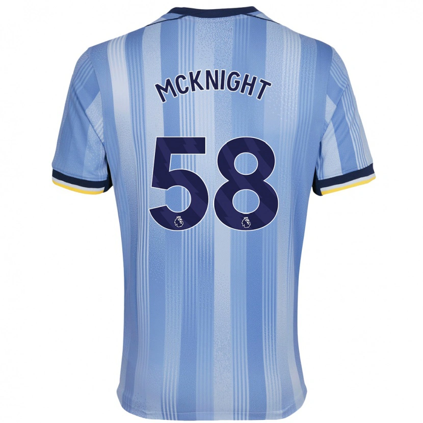 Danxen Herren Maxwell Mcknight #58 Hellblau Auswärtstrikot Trikot 2024/25 T-Shirt
