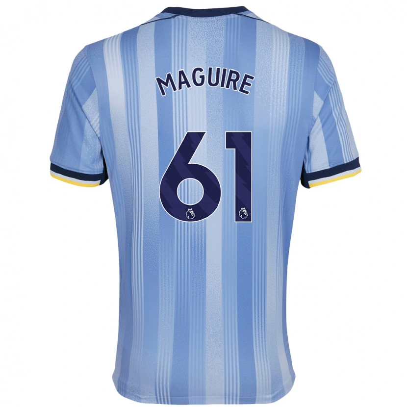 Danxen Herren Aaron Maguire #61 Hellblau Auswärtstrikot Trikot 2024/25 T-Shirt