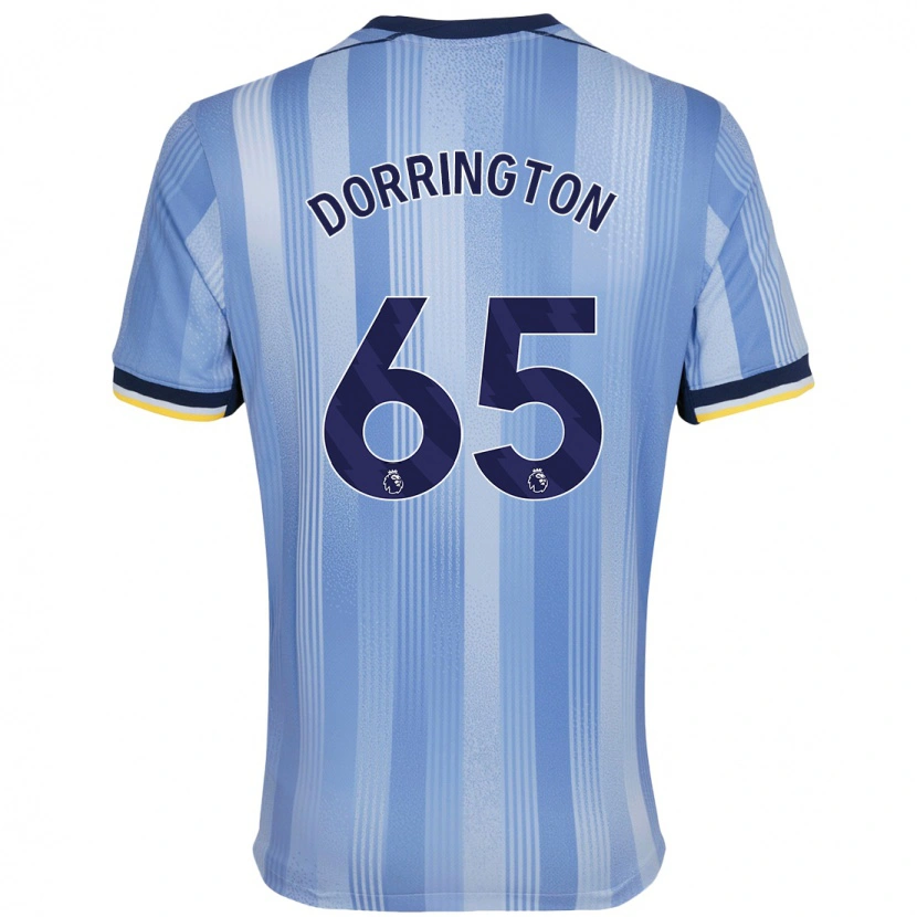 Danxen Herren Alfie Dorrington #65 Hellblau Auswärtstrikot Trikot 2024/25 T-Shirt