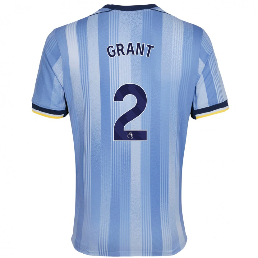 Danxen Herren Charlotte Grant #2 Hellblau Auswärtstrikot Trikot 2024/25 T-Shirt