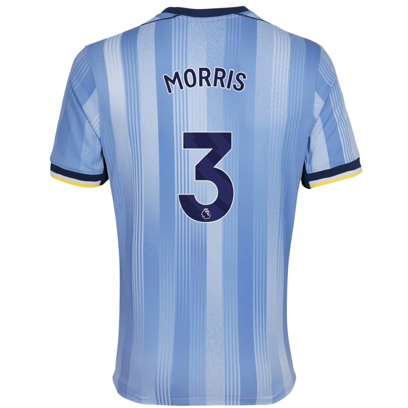 Danxen Herren Ella Morris #3 Hellblau Auswärtstrikot Trikot 2024/25 T-Shirt