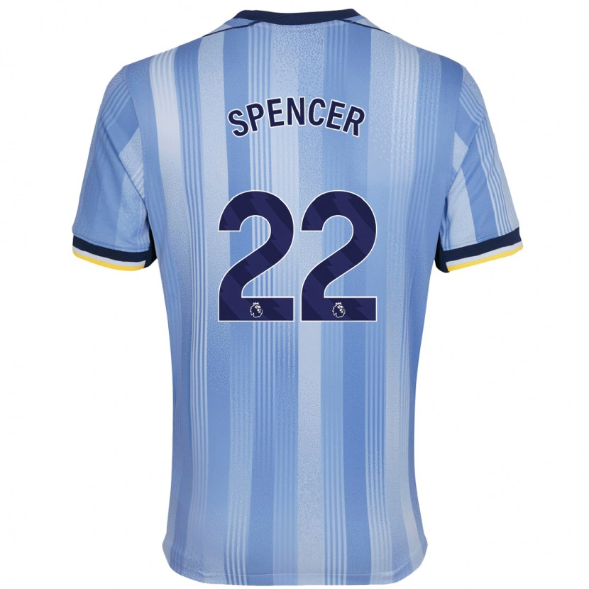 Danxen Herren Rebecca Spencer #22 Hellblau Auswärtstrikot Trikot 2024/25 T-Shirt