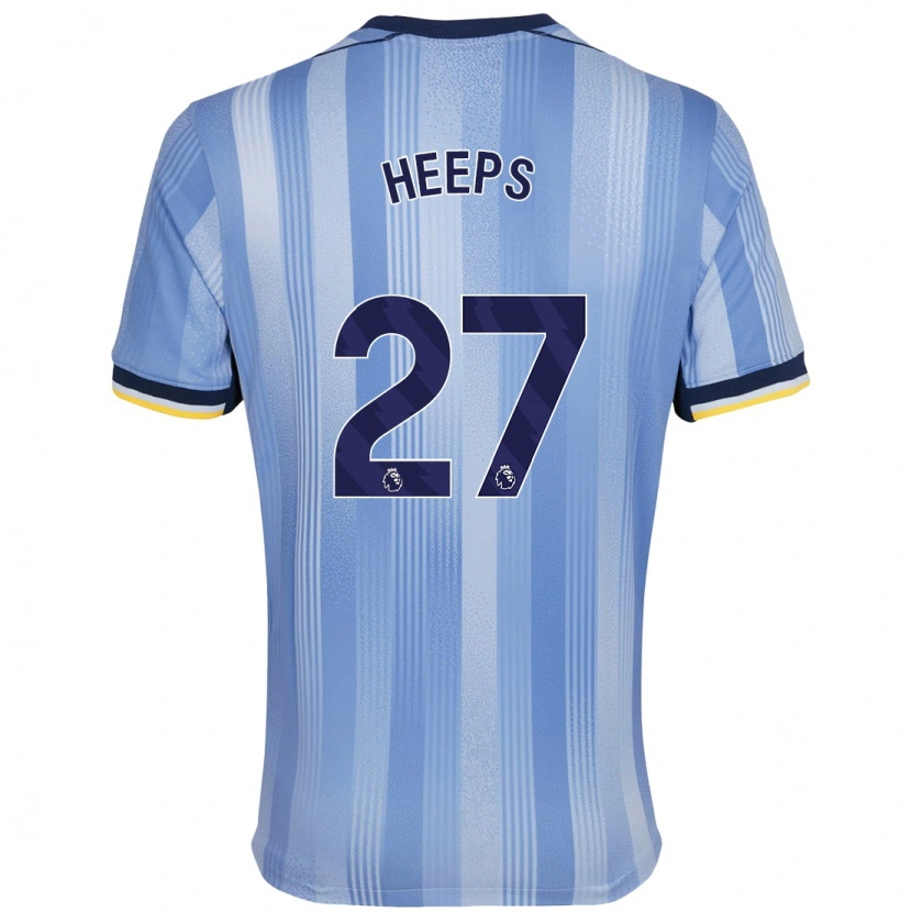 Danxen Herren Eleanor Heeps #27 Hellblau Auswärtstrikot Trikot 2024/25 T-Shirt