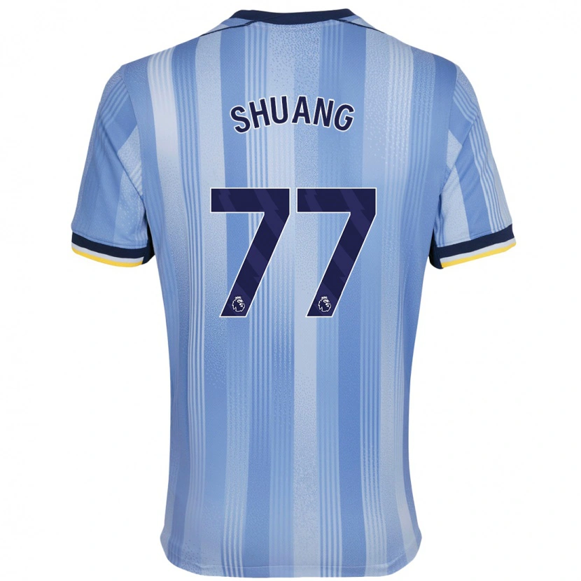 Danxen Herren Wang Shuang #77 Hellblau Auswärtstrikot Trikot 2024/25 T-Shirt