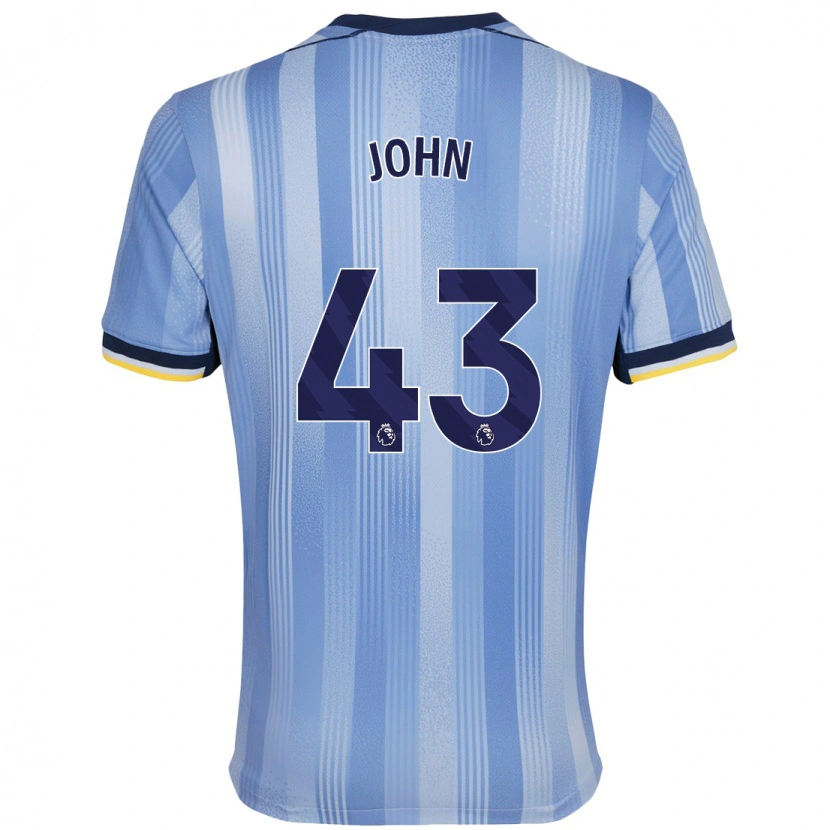 Danxen Herren Nile John #43 Hellblau Auswärtstrikot Trikot 2024/25 T-Shirt