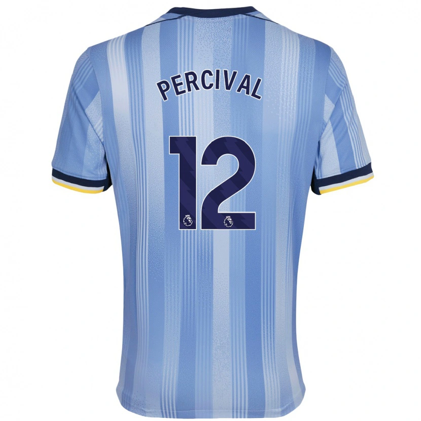 Danxen Herren Ria Percival #12 Hellblau Auswärtstrikot Trikot 2024/25 T-Shirt