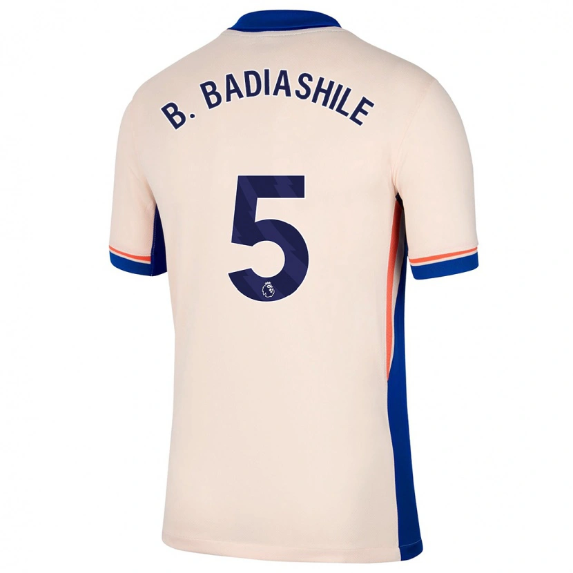 Danxen Herren Benoît Badiashile #5 Hellbeige Auswärtstrikot Trikot 2024/25 T-Shirt