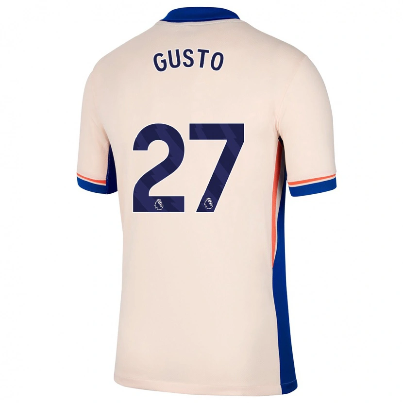 Danxen Herren Malo Gusto #27 Hellbeige Auswärtstrikot Trikot 2024/25 T-Shirt