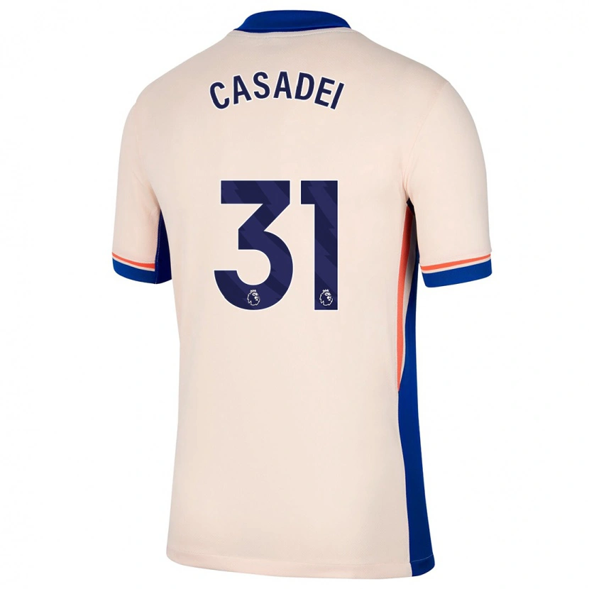 Danxen Herren Cesare Casadei #31 Hellbeige Auswärtstrikot Trikot 2024/25 T-Shirt