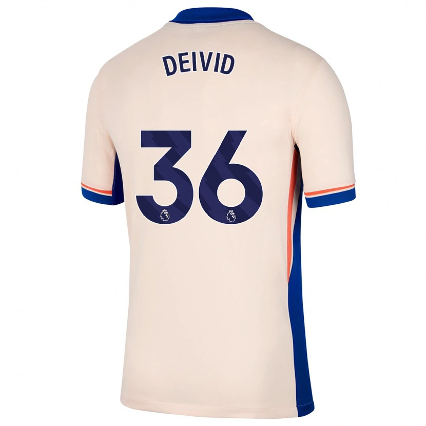 Danxen Herren Deivid Washington #36 Hellbeige Auswärtstrikot Trikot 2024/25 T-Shirt