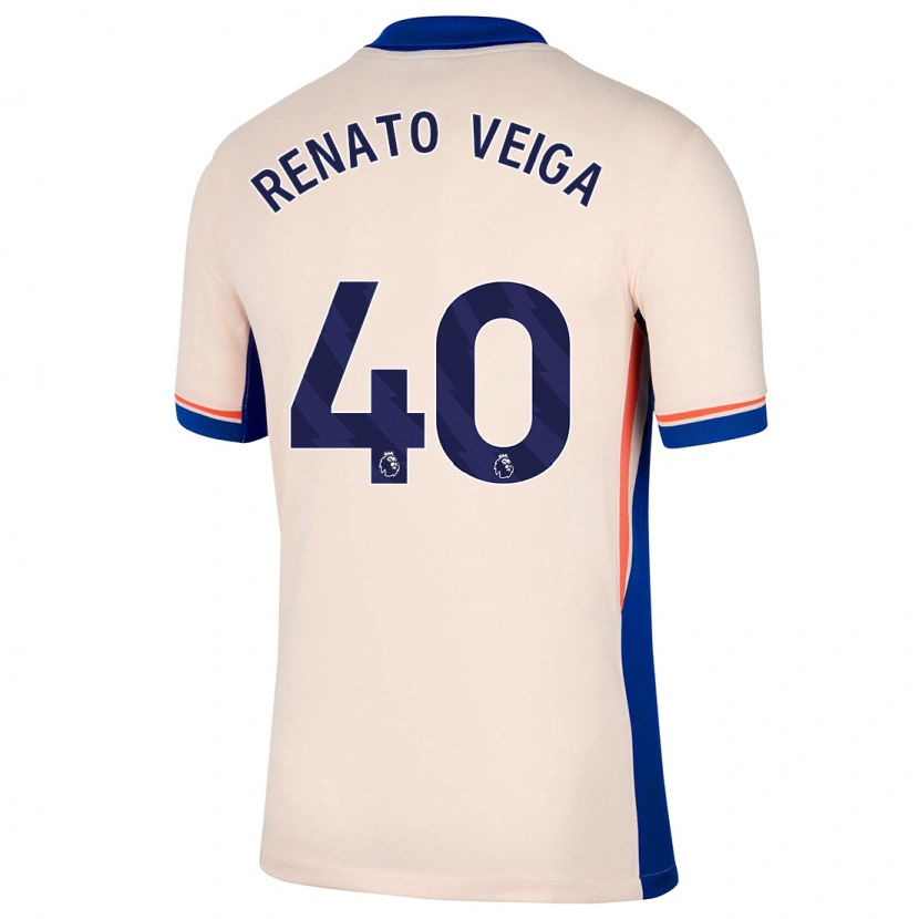 Danxen Herren Renato Veiga #40 Hellbeige Auswärtstrikot Trikot 2024/25 T-Shirt