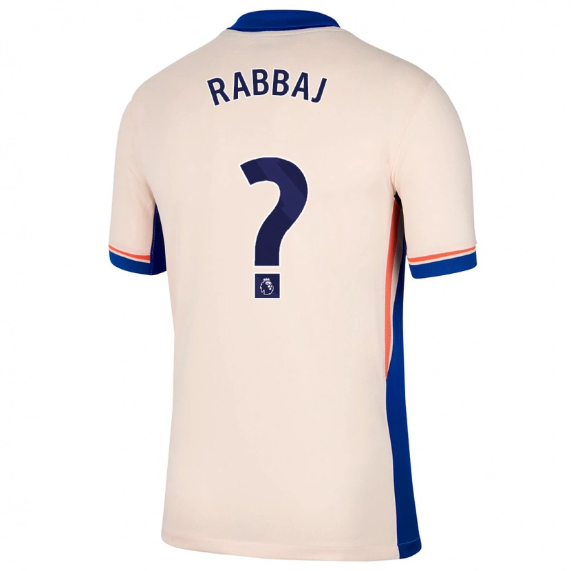 Danxen Herren Ibrahim Rabbaj #0 Hellbeige Auswärtstrikot Trikot 2024/25 T-Shirt