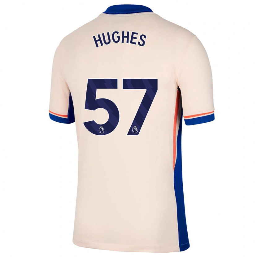 Danxen Herren Brodi Hughes #57 Hellbeige Auswärtstrikot Trikot 2024/25 T-Shirt