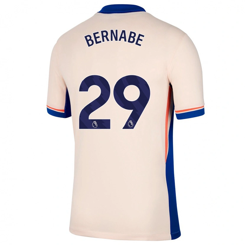 Danxen Herren Alejandra Bernabé #29 Hellbeige Auswärtstrikot Trikot 2024/25 T-Shirt