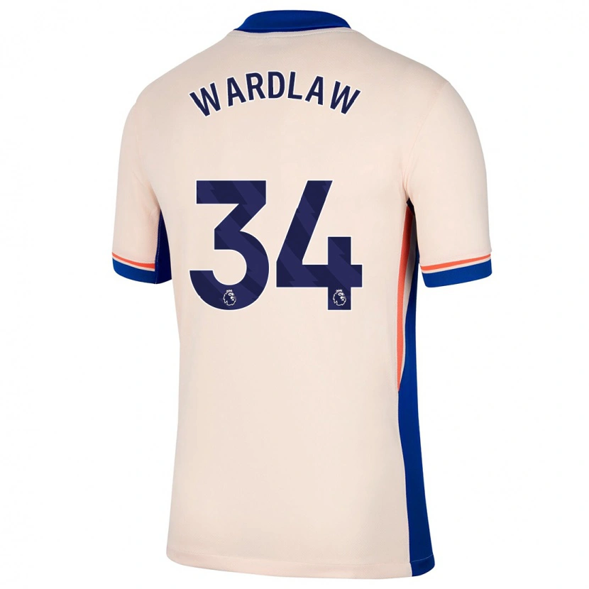 Danxen Herren Charlotte Wardlaw #34 Hellbeige Auswärtstrikot Trikot 2024/25 T-Shirt