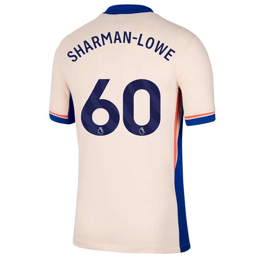 Danxen Herren Teddy Sharman-Lowe #60 Hellbeige Auswärtstrikot Trikot 2024/25 T-Shirt
