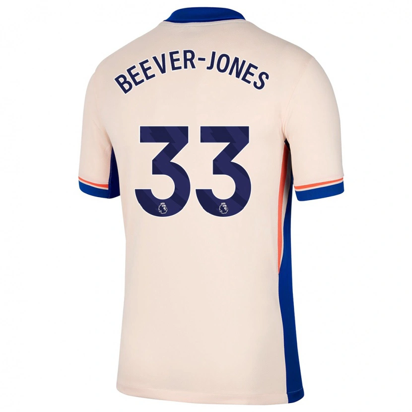 Danxen Herren Aggie Beever-Jones #33 Hellbeige Auswärtstrikot Trikot 2024/25 T-Shirt